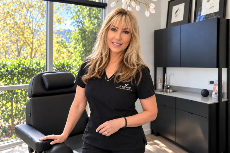 Tamra Bedford, Cosmetic RN, in her treatment room